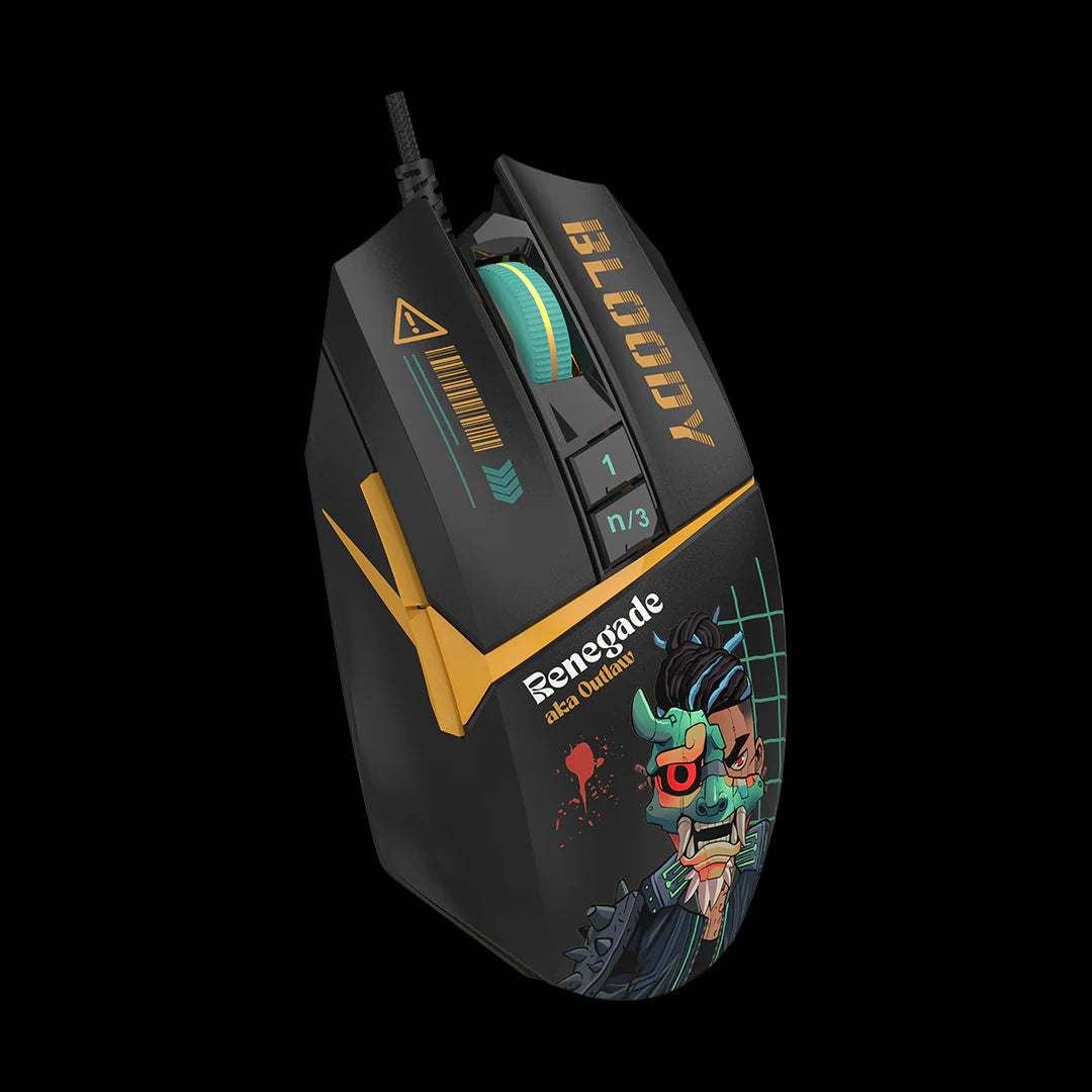 Bloody W63 Max RGB Gaming Mouse Renegade Midnight Bloody W63 Max RGB Gaming Mouse Renegade Midnight